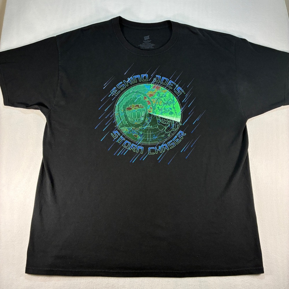 Hanes Eskimo Joe's Storm Chaser Radar Graphic T-Shirt Black 2XL